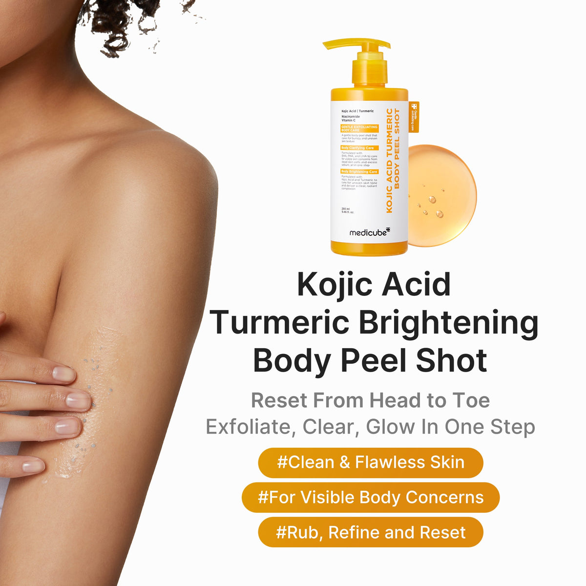 Kojic Acid Turmeric Body Peel Shot U0