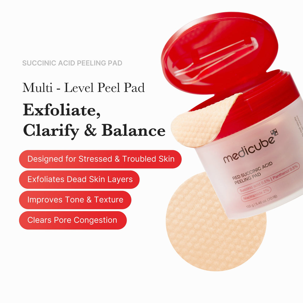 Red Succinic Acid Panthenol Pads B6