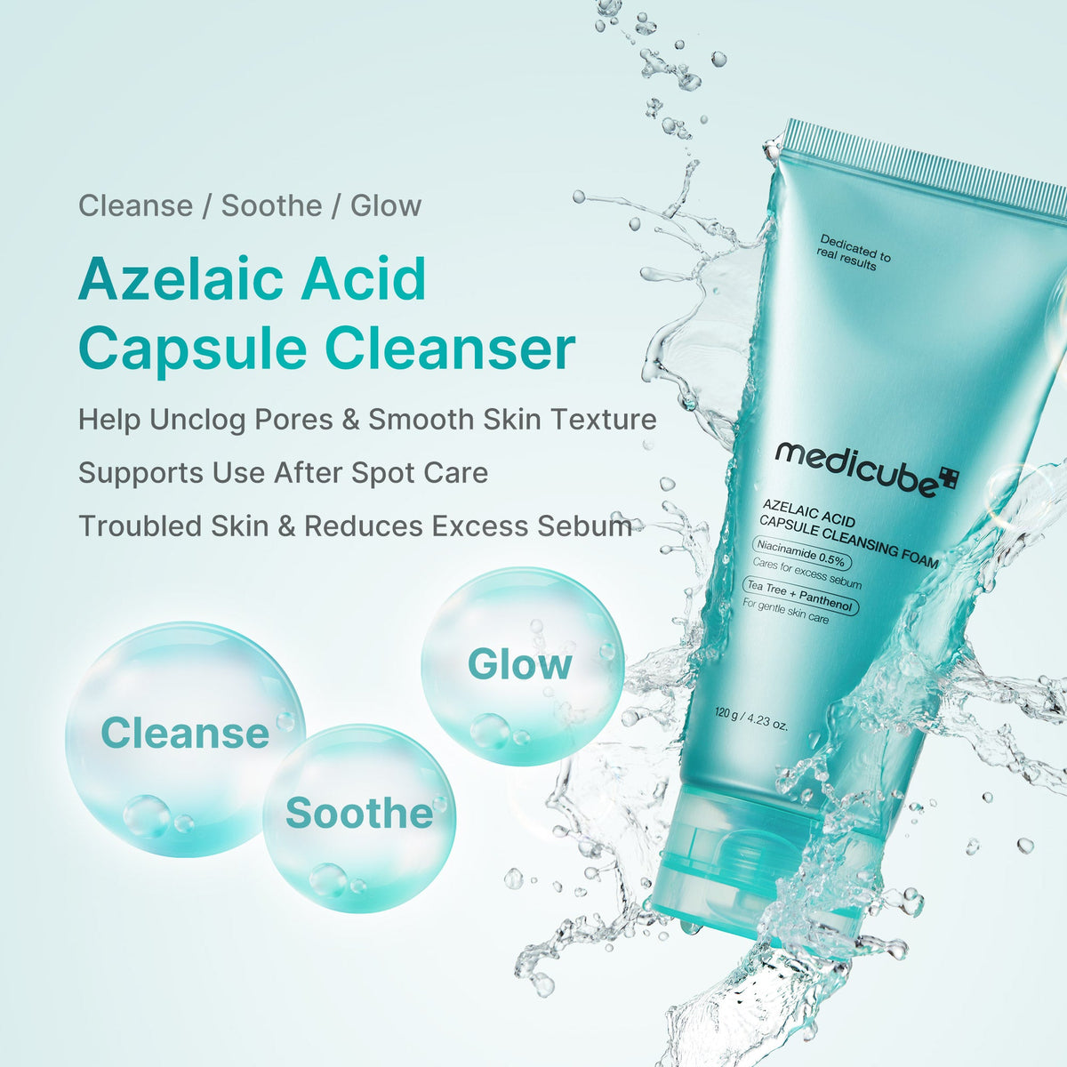 Azelaic Acid Capsule Foam Cleanser T6