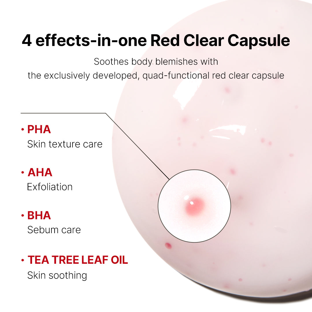 Red Clear Capsule Body Lotion R9