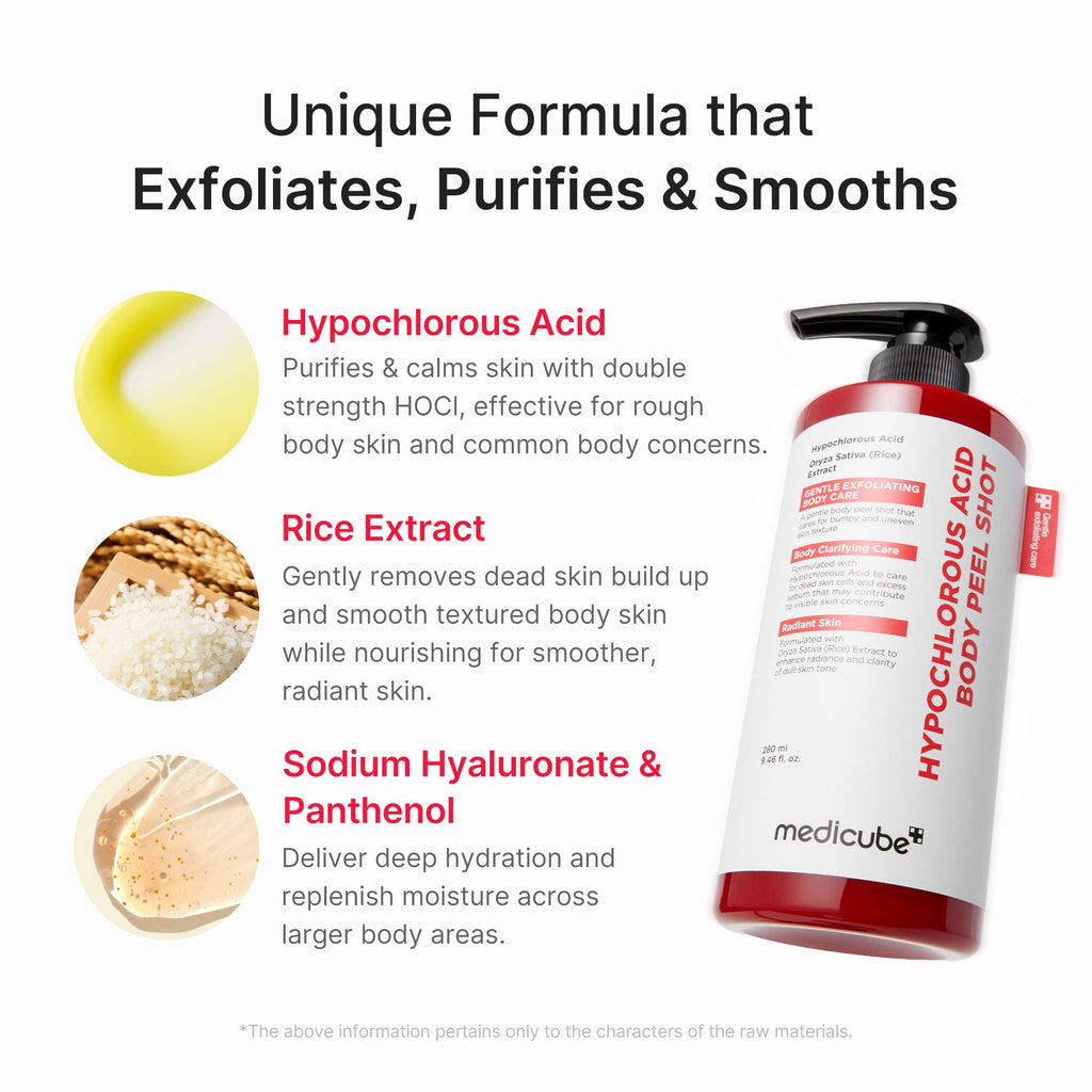 Hypochlorous Acid Rice Body Peel Shot D7