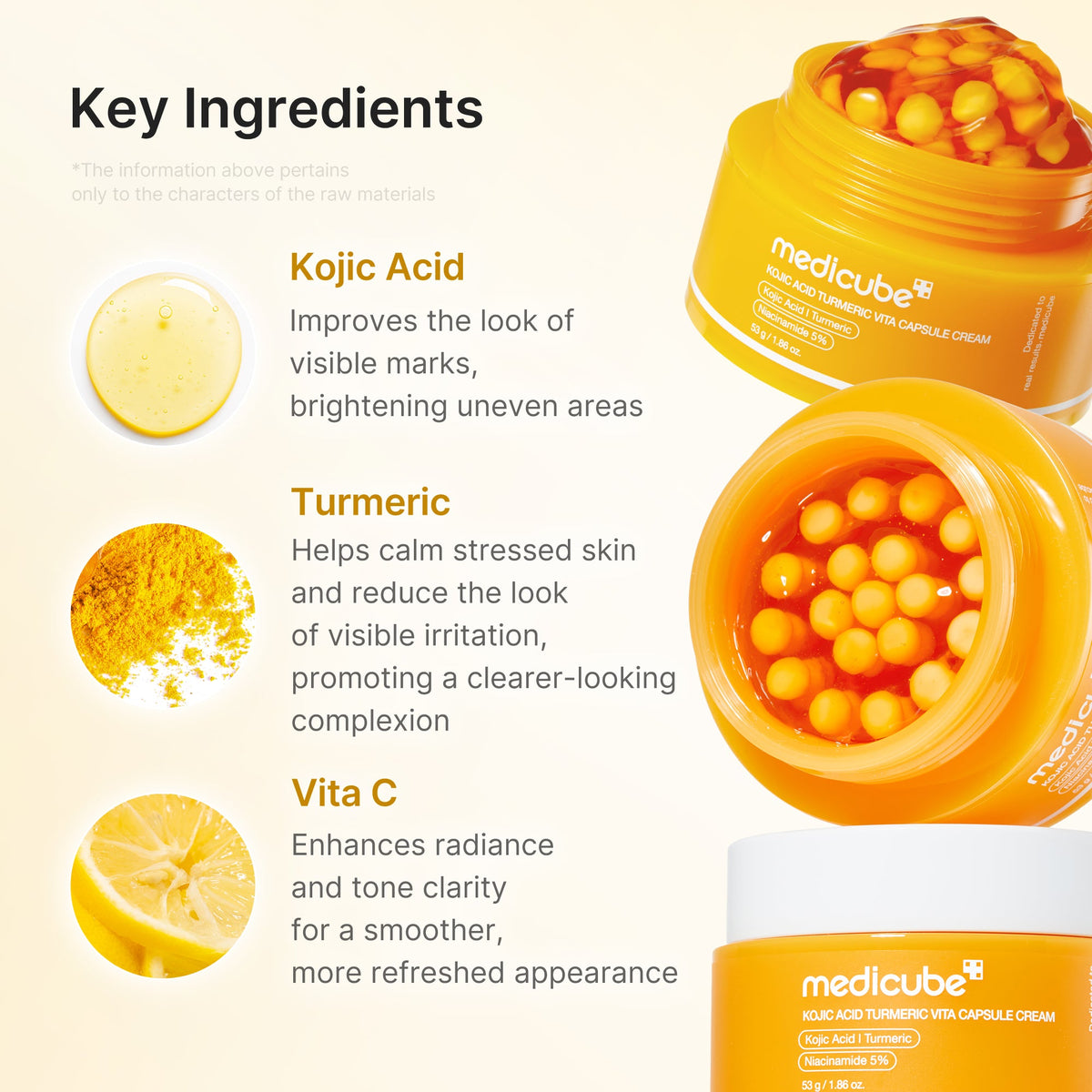 Kojic Acid Turmeric Vita Capsule Cream Y5