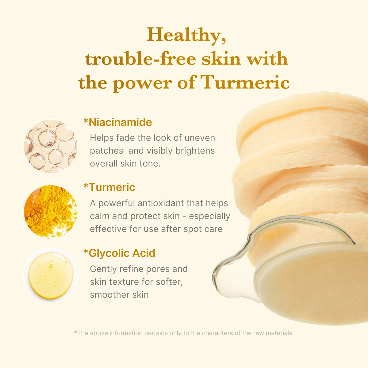 Kojic Acid Tumeric Toner Pad K7