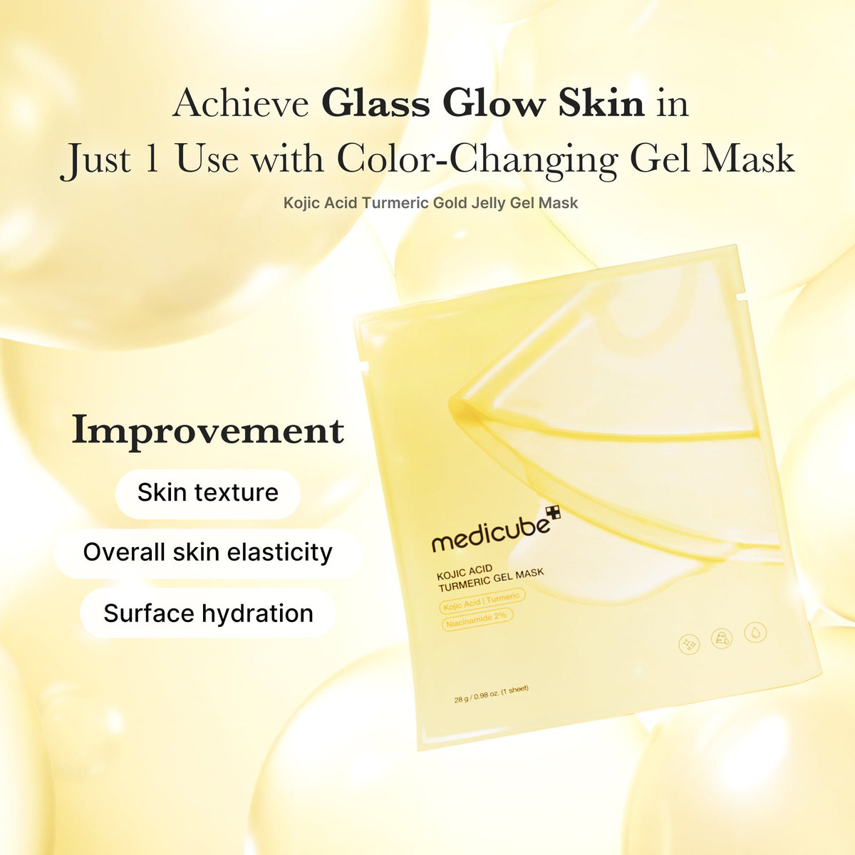 Kojic Acid Turmeric Gold Jelly Gel Mask X2