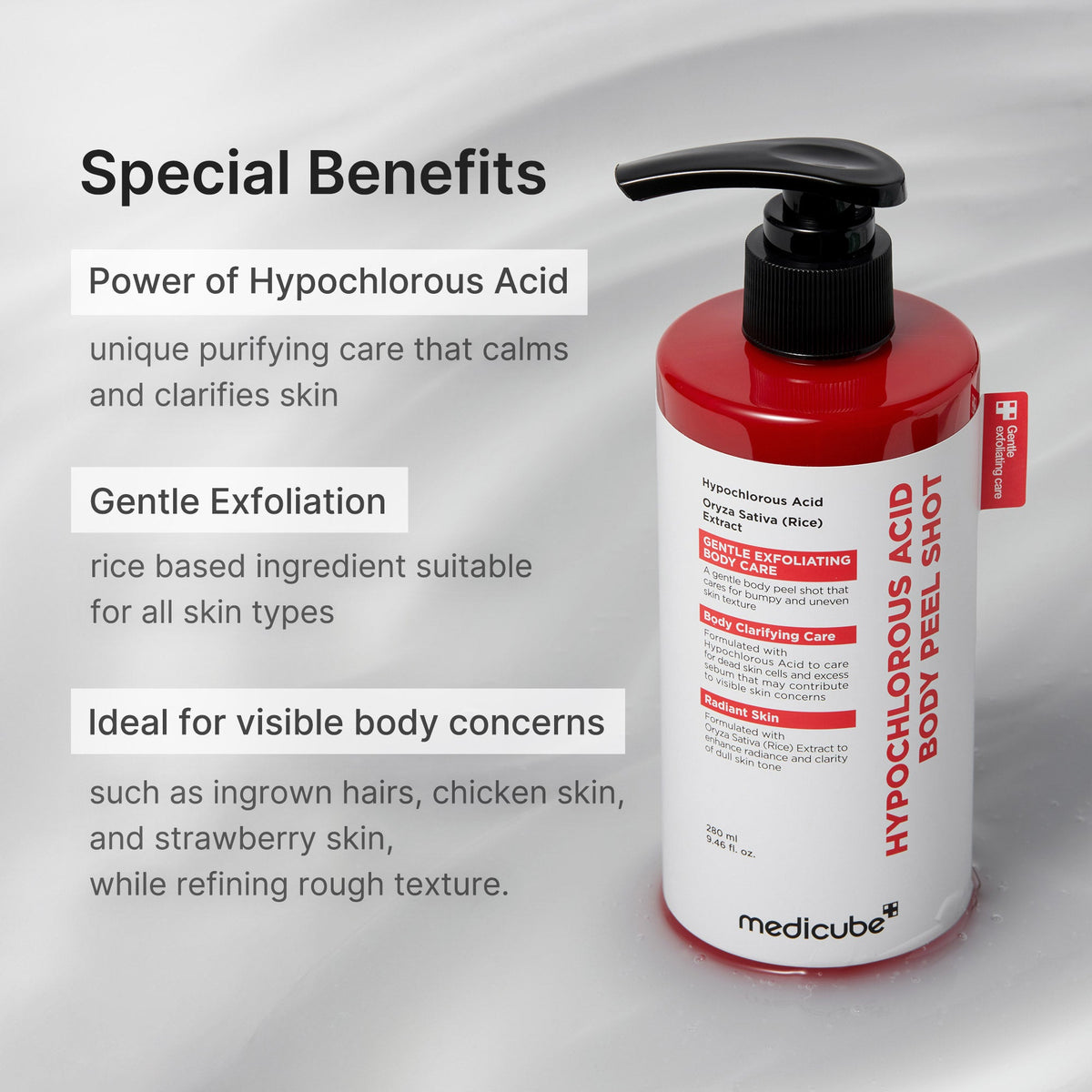 Hypochlorous Acid Rice Body Peel Shot D7