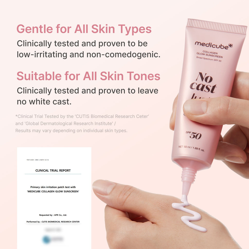 No Cast Just Glow Collagen Sunscreen D7