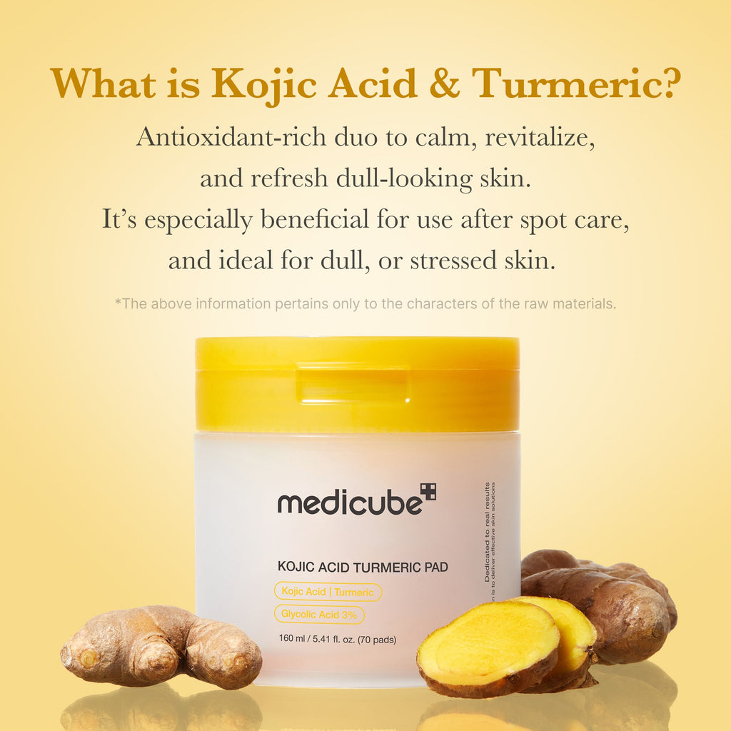 Kojic Acid Tumeric Toner Pad K7