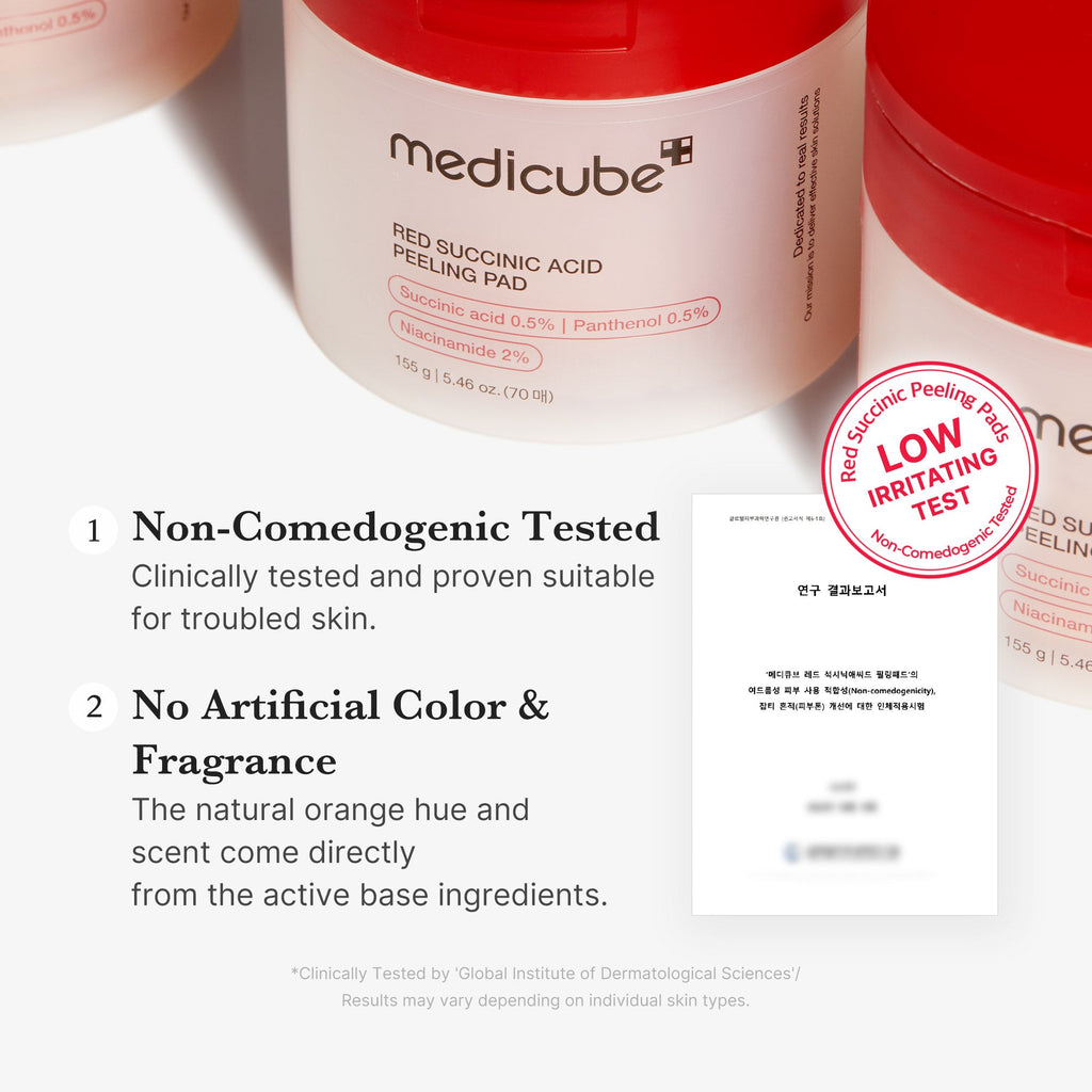 Red Succinic Acid Panthenol Pads B6