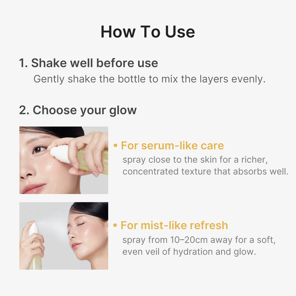 Kojic Acid Turmeric Vitamin Gold Jelly Mist Serum M5