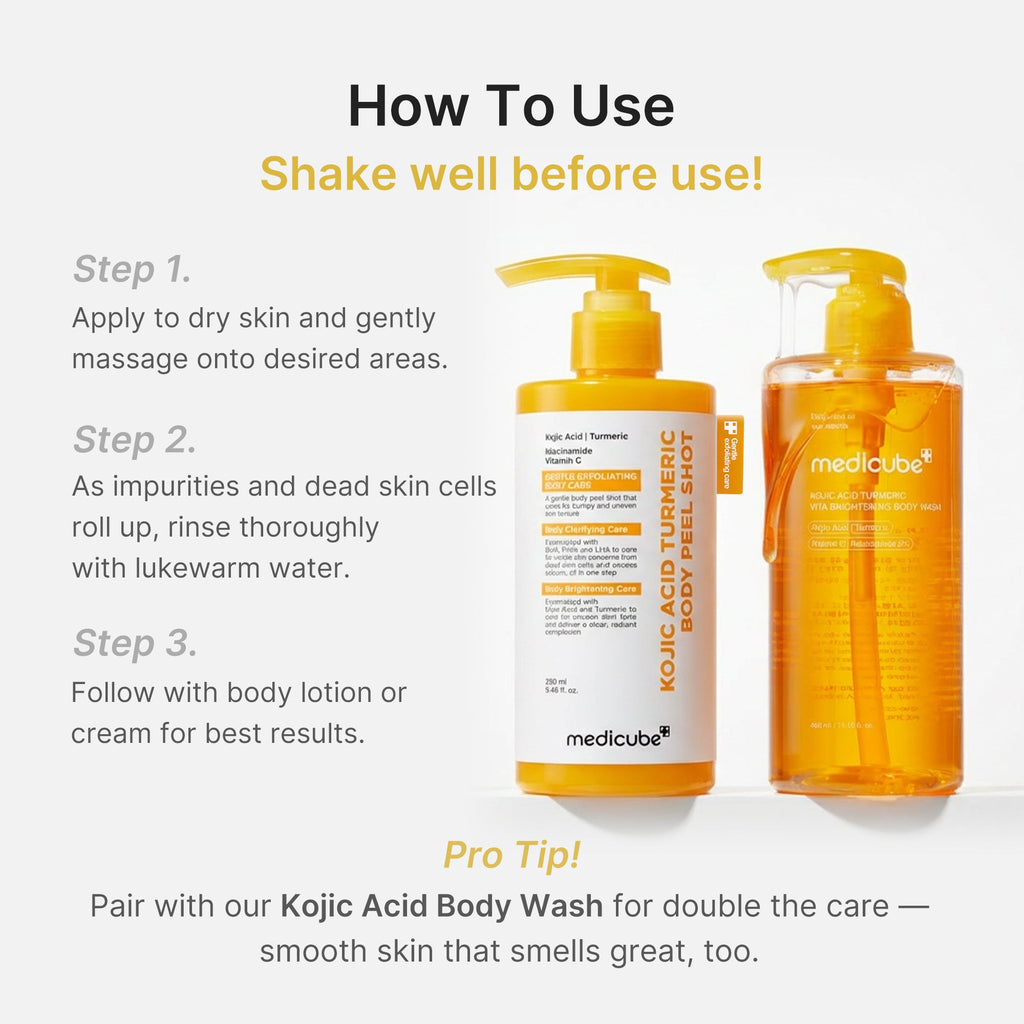 Kojic Acid Turmeric Body Peel Shot U0