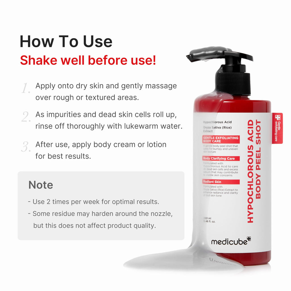 Hypochlorous Acid Rice Body Peel Shot Z8