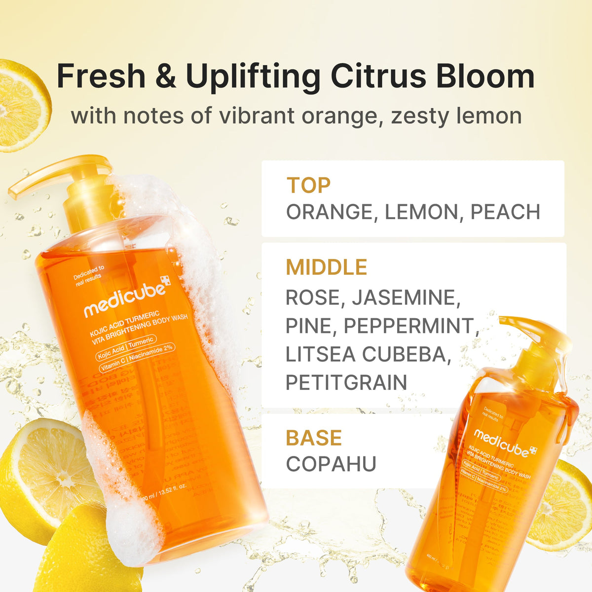 Kojic Acid Turmeric Brightening Body Wash E8