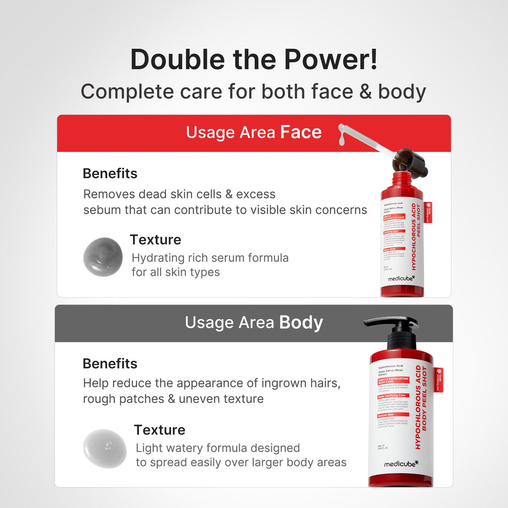 Hypochlorous Acid Rice Body Peel Shot D7