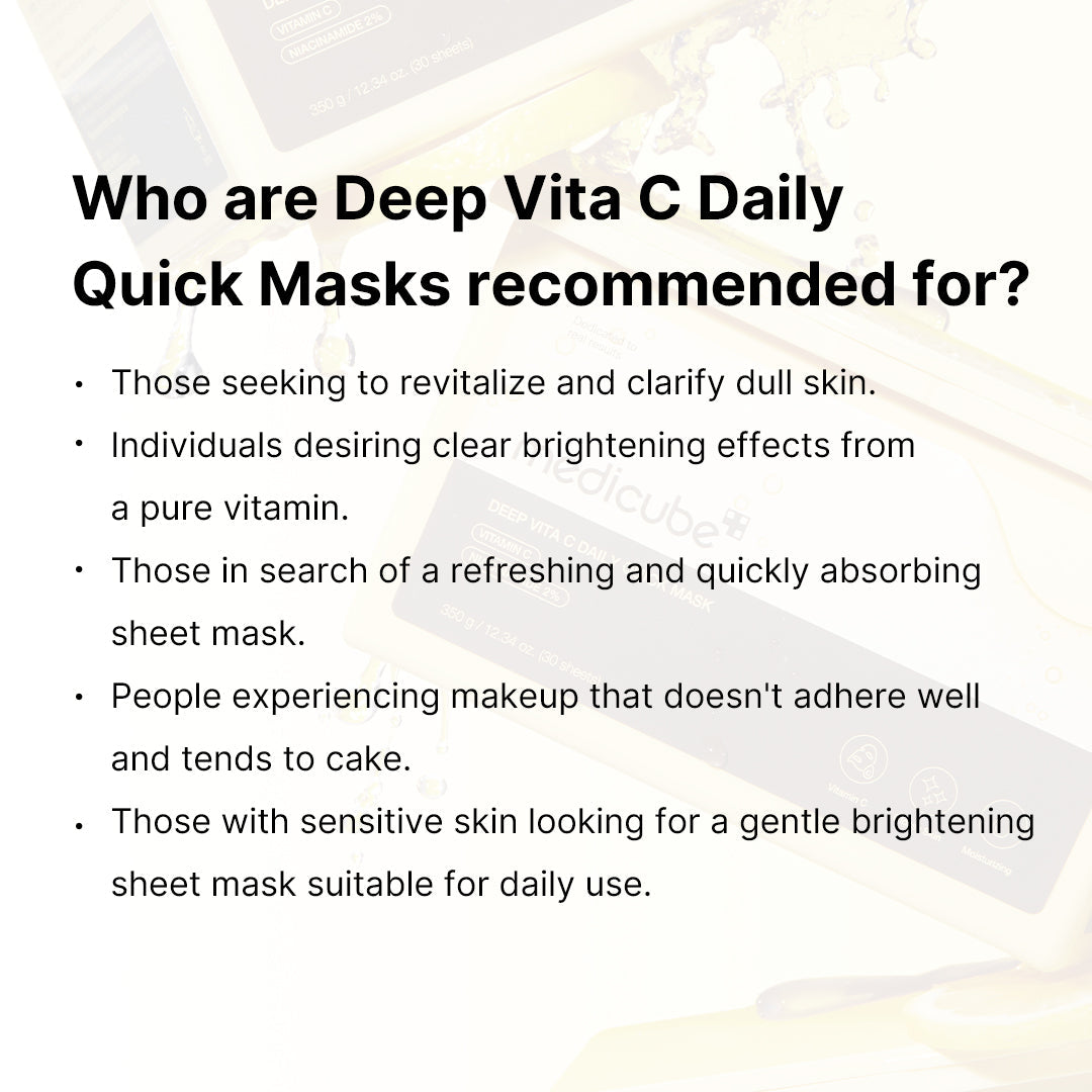 Deep Vita C Daily Quick Masks V5