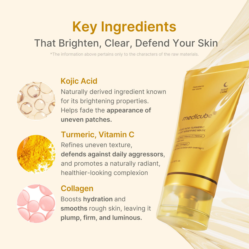 Kojic Acid Turmeric Overnight Wrapping Mask I7