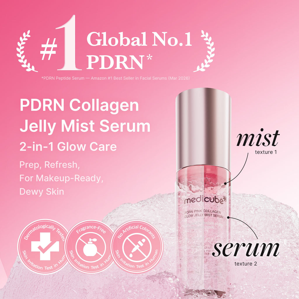 PDRN Pink Collagen Glow Jelly Mist Serum A0