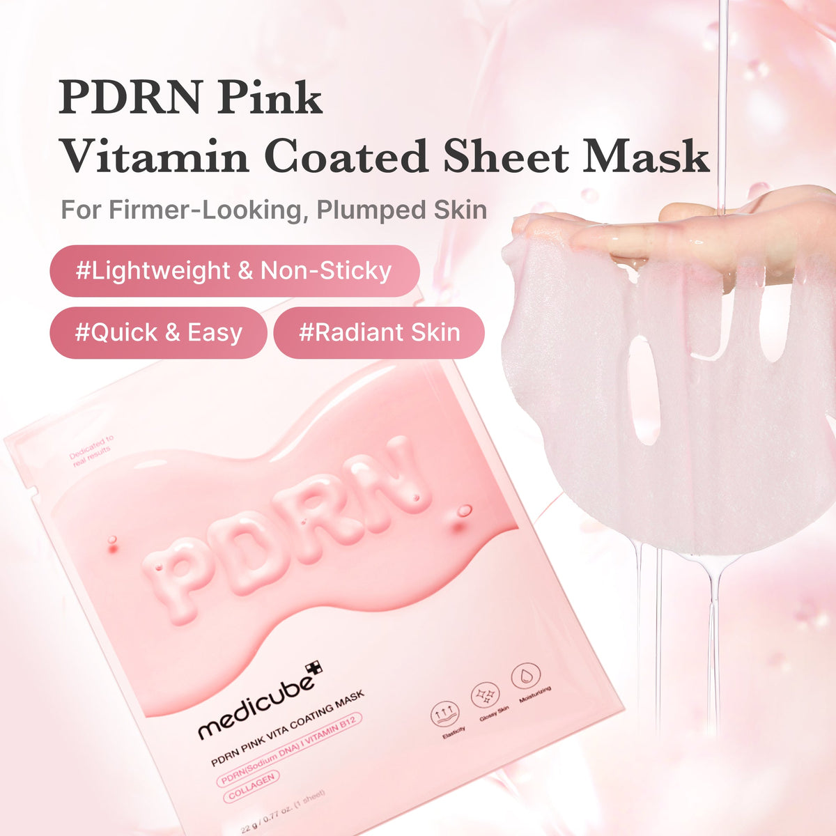 PDRN Pink Vita Coating Sheet Mask N2