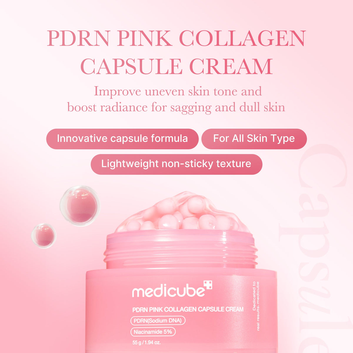 PDRN Pink Collagen Capsule Cream Y5
