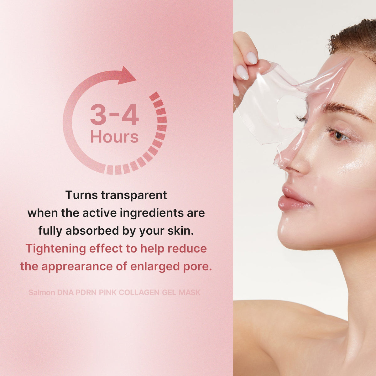 Salmon PDRN Pink Collagen Jelly Gel Mask V1