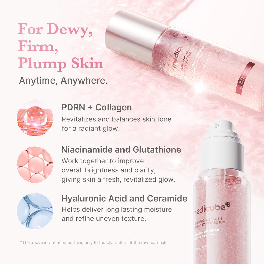 PDRN Pink Collagen Glow Jelly Mist Serum A0