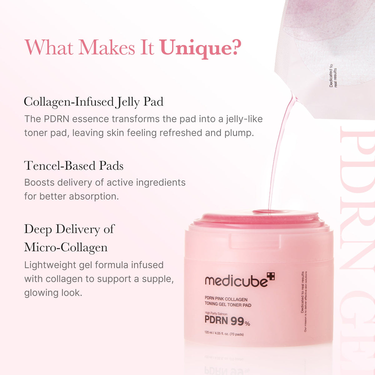 PDRN Pink Collagen Gel Toner Pad H5