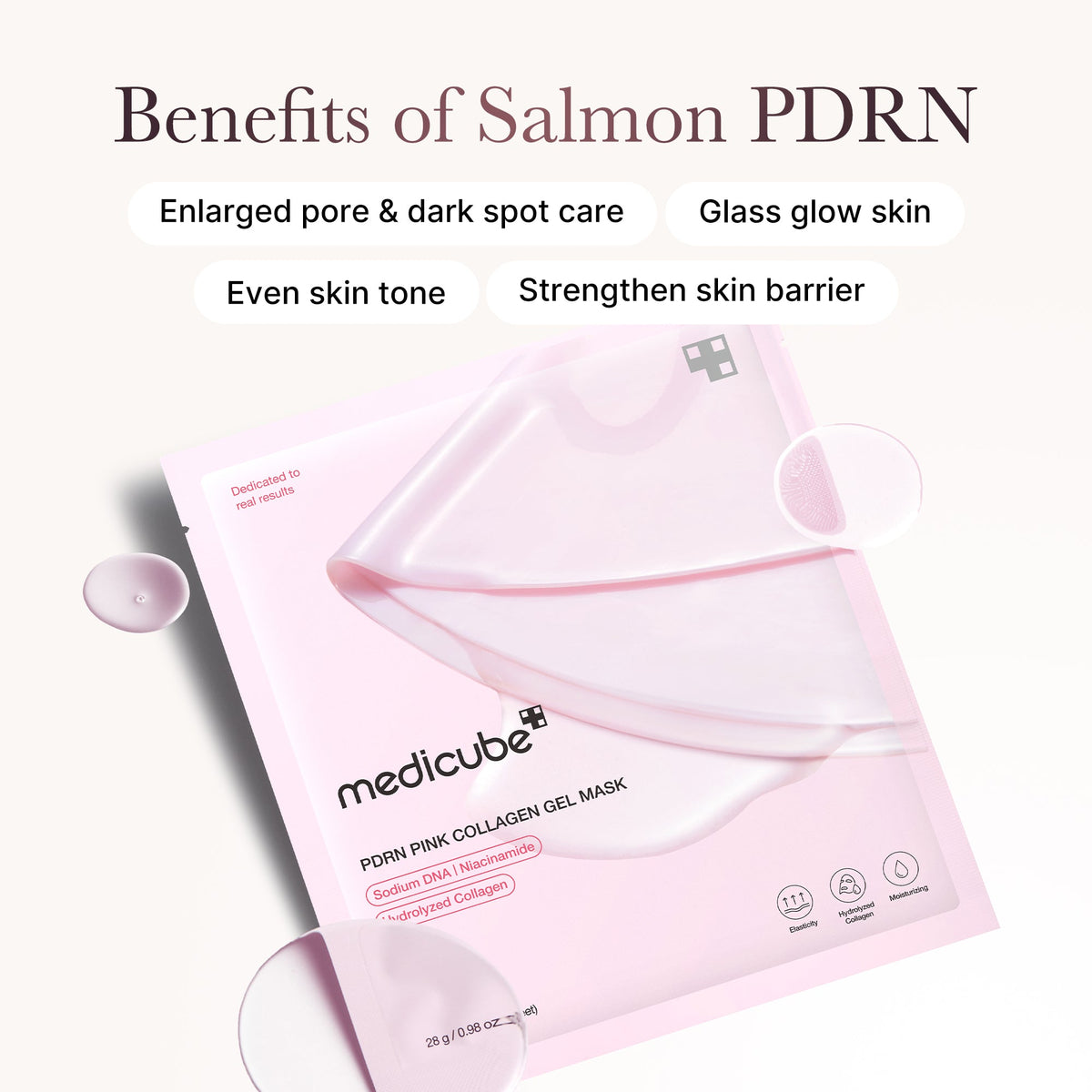 Salmon PDRN Pink Collagen Jelly Gel Mask V1