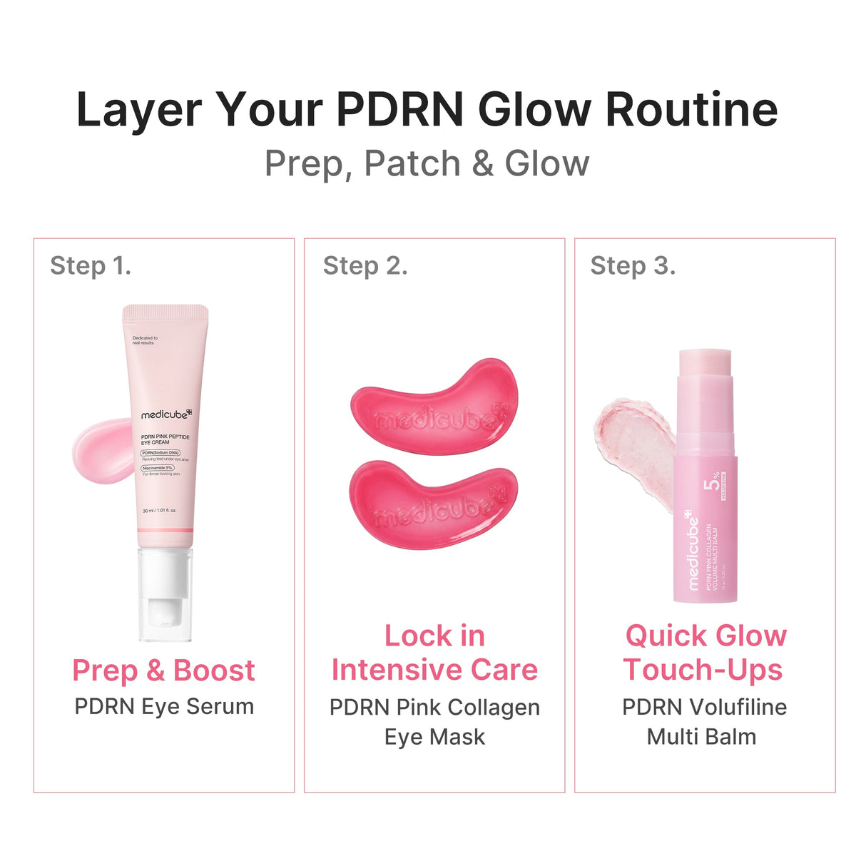 PDRN Pink Collagen Jelly Eye Mask G6