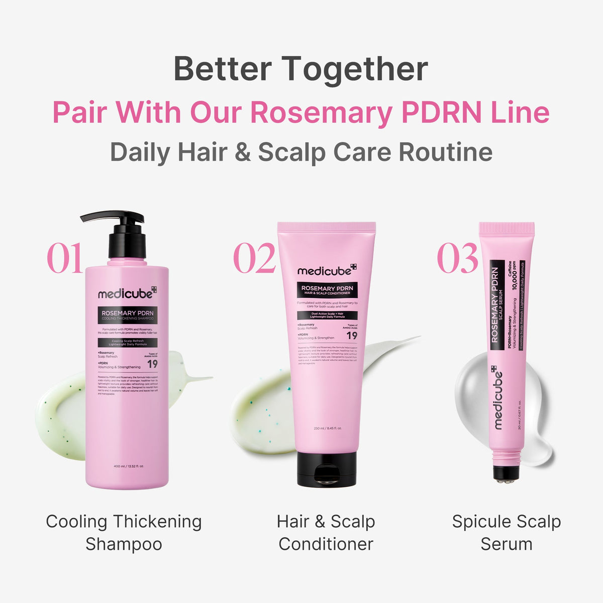 Rosemary PDRN Cooling Thickening Shampoo G8
