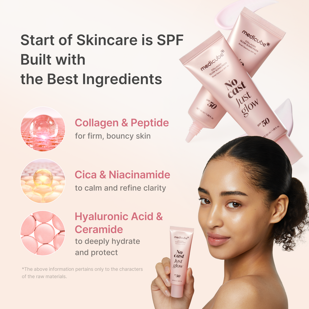 No Cast Just Glow Collagen Sunscreen D7
